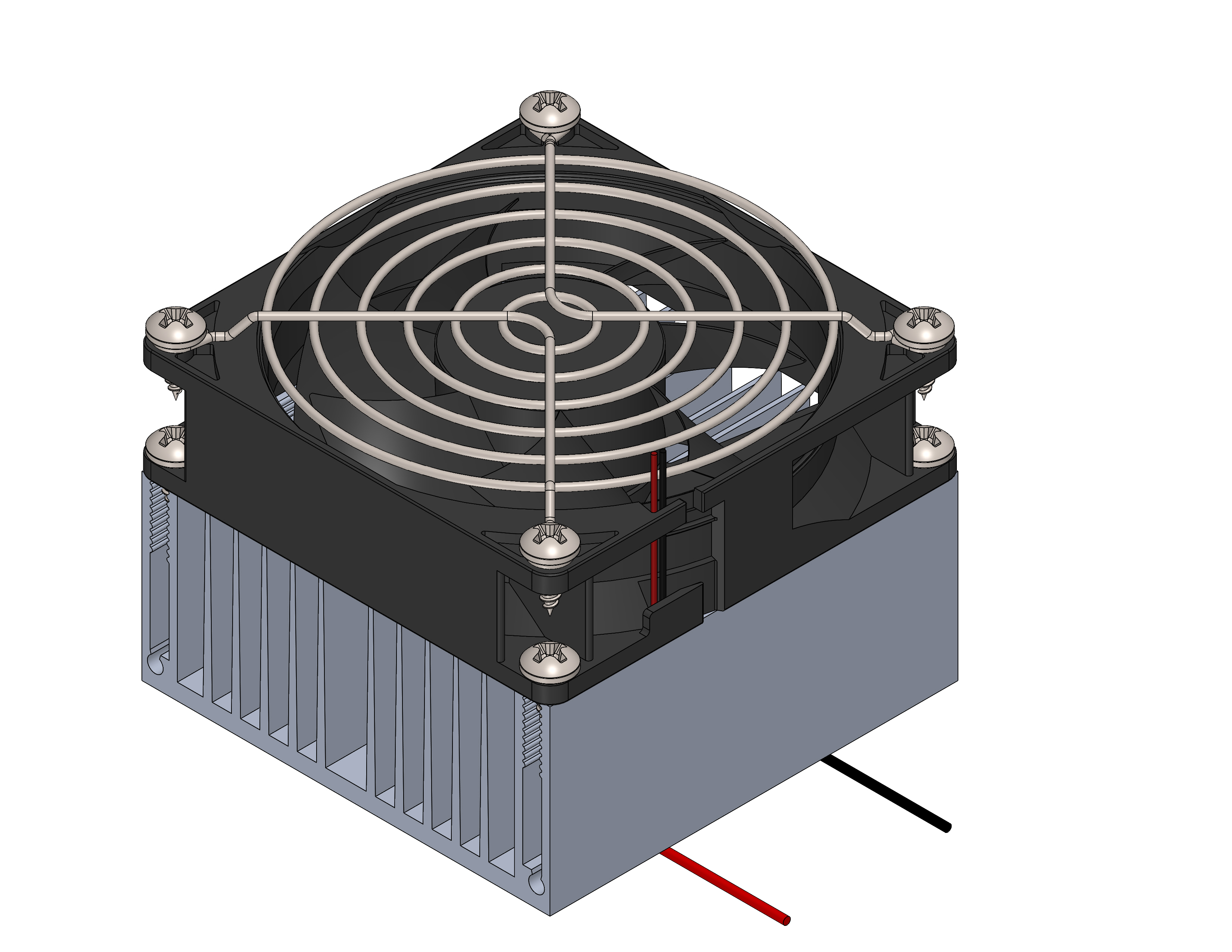 adafruit peltier热电冷却器模块散热器组件12 v 5a 11